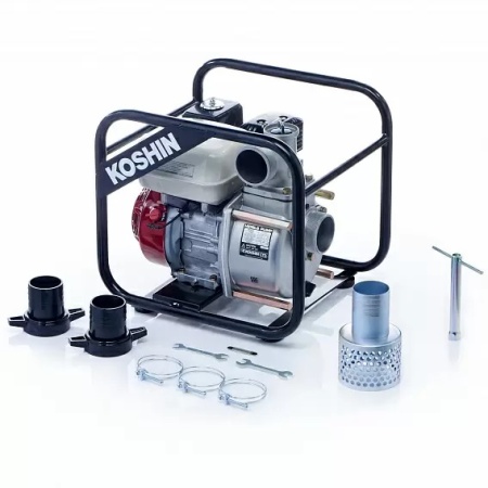 Бензиновая мотопомпа для среднезагрязненной воды Koshin STH-80X